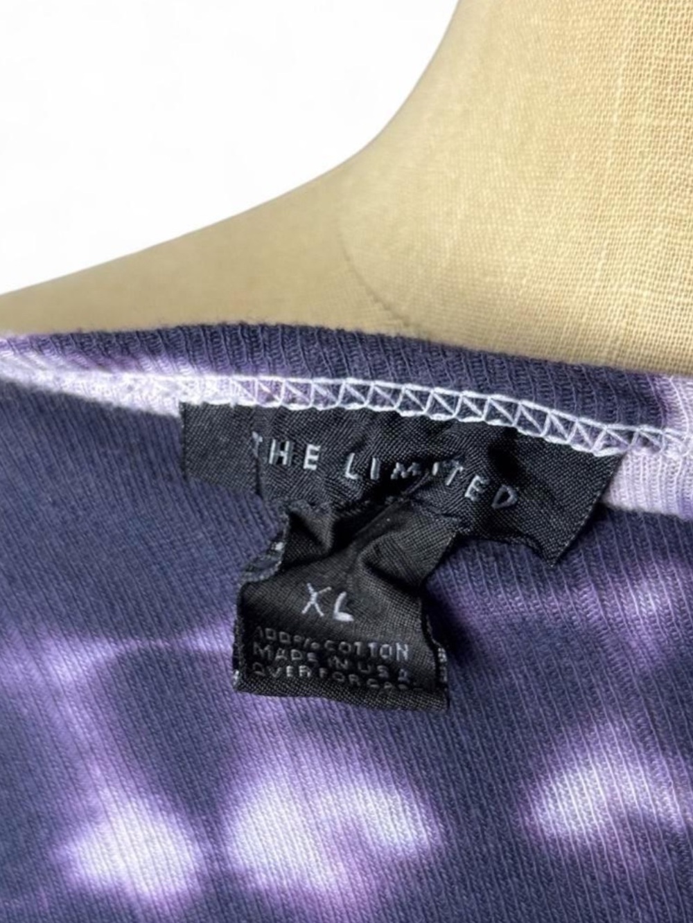 Vintage Whimsigoth Cotton Tie-Dye Long Sleeve Top - Picture 4 of 4